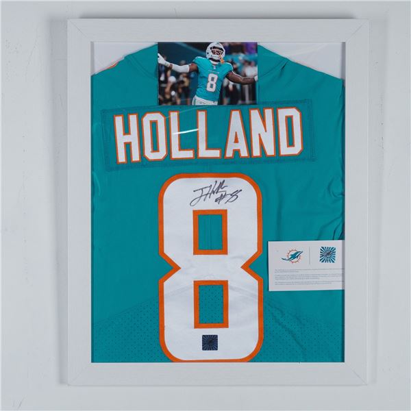 Jevon Holland Miami Dolphins Jersey, Signed