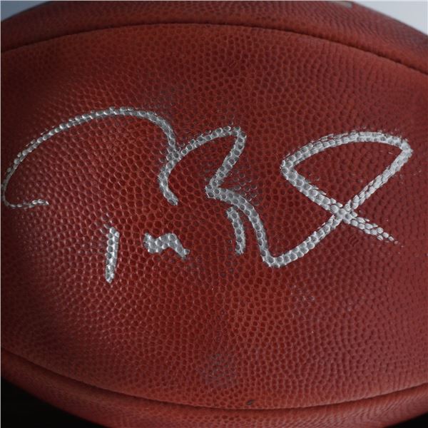 Tom Brady Super Bowl LV Champions Autographed Football.