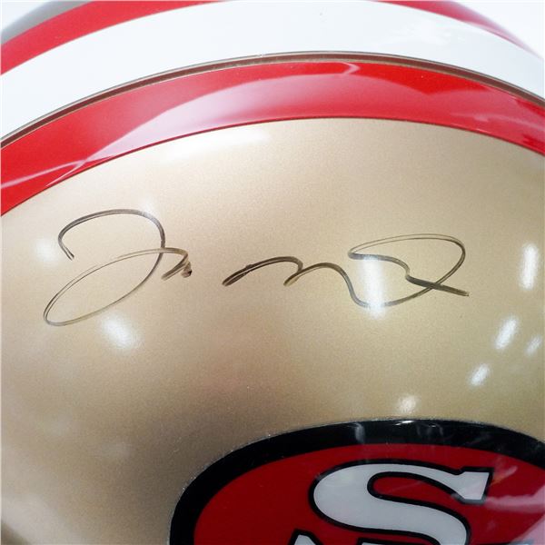 Joe Montana Signed San Francisco 49ers Helmet with COA