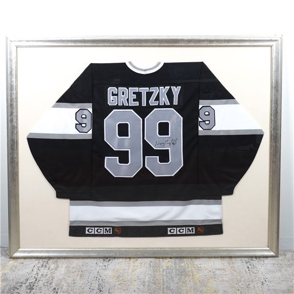 Wayne Gretzky Signed and Framed Jersey with COA