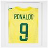 Image 1 : Brazil National Team Jersey Signed by Ronaldo with Beckett Authentication