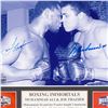 Image 1 : Muhammad Ali & Joe Frazier Boxing Immortals Photograph, Signed with COA