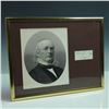 Image 1 : Horace Greeley Signed Cut with Portrait, Dated 1868