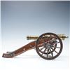 Image 3 : Louis XIV Ornate Cannon Model with Wood and Metal Construction