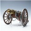 Image 5 : Louis XIV Ornate Cannon Model with Wood and Metal Construction