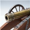 Image 7 : Louis XIV Ornate Cannon Model with Wood and Metal Construction