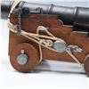 Image 3 : Naval Ship Cannon Model with Wood and Metal Construction