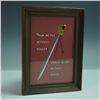 Image 1 : Framed Sword Motto Plaque, General Custer Inscription