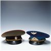 Image 1 : 2pc Soviet Military and Air Force Visor Cap Set, Minsk Manufacture
