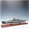 Image 3 : KMS Bismarck Scale Model Battleship on Wooden Base