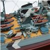 Image 9 : KMS Bismarck Scale Model Battleship on Wooden Base