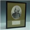 Image 1 : Philip H. Sheridan Signed Military Portrait Display