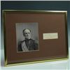 Image 1 : W.T. Sherman Signed Cut with Portrait Engraving