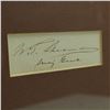 Image 2 : W.T. Sherman Signed Cut with Portrait Engraving