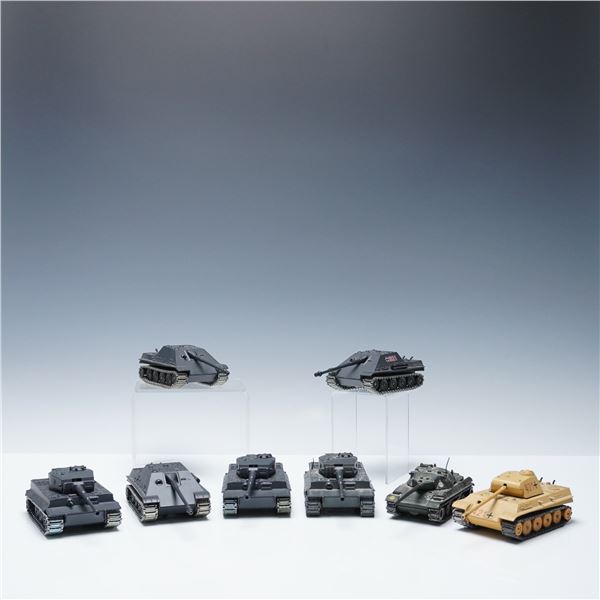 8pc Solido Die-Cast Military Tank Model Collection