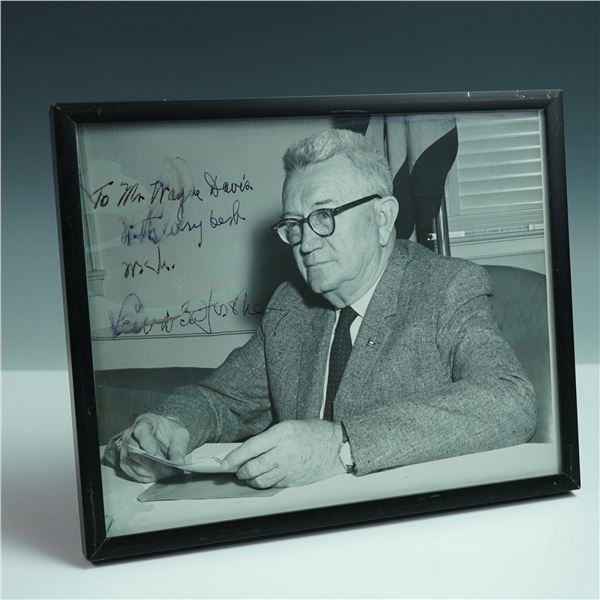 Signed Photo of General Lewis B Hershey