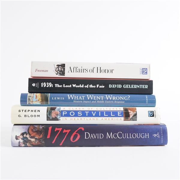 5pc Book Collection of Historical and Cultural Conflicts