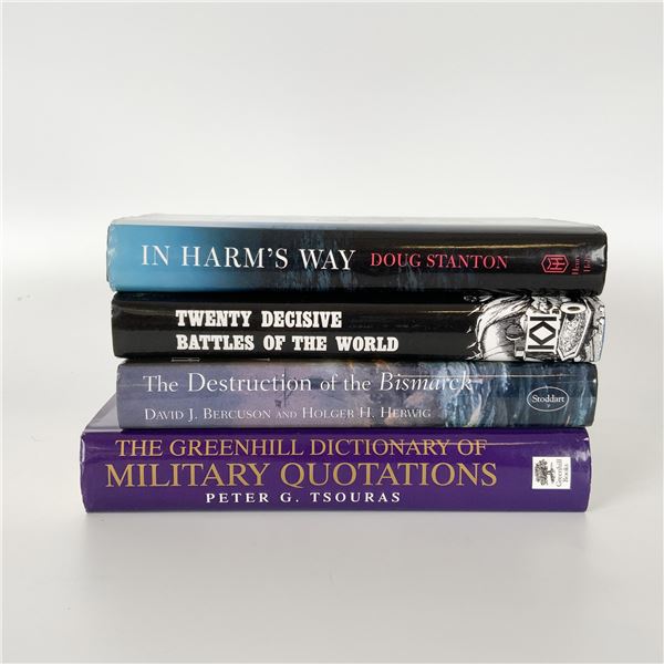 Set of 4 Military History and Strategy Books
