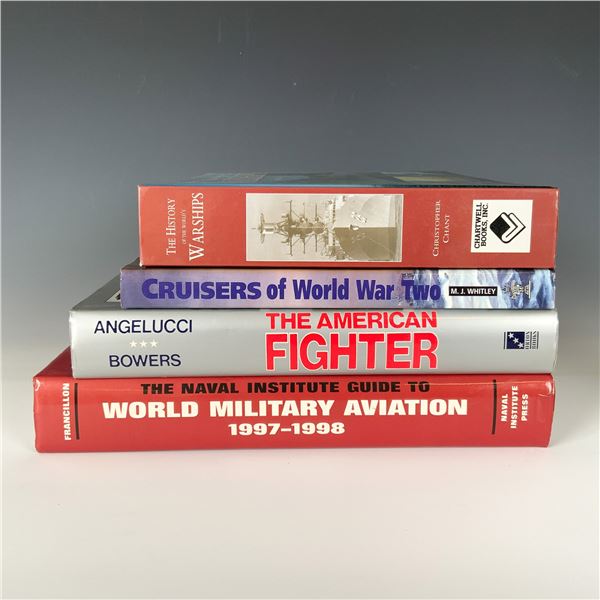 4pc Collection of Military and Aviation Reference Books