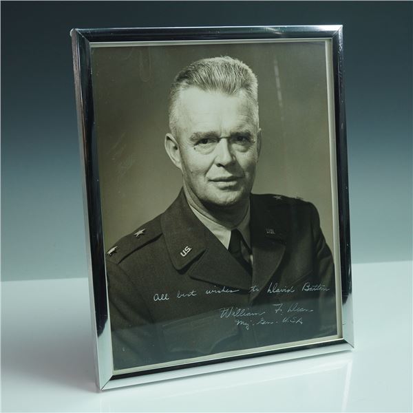 William F. Dean Signed Photo, Major General USA