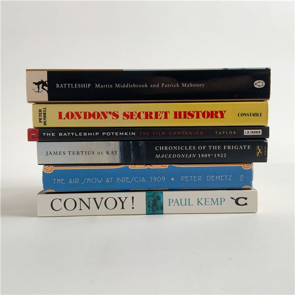 6 Books, Military History and Conflicts, London Hidden Past