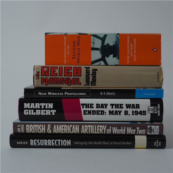 6pc Books on World War II