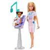 Image 1 : Barbie Dentist Playset with Accessories – Dentist Doll and Chair Set