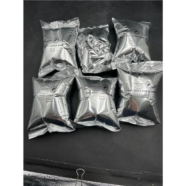 Delicafe by Shell RAC West Coast Dark Coffee Pack, 2.5 oz, Lot of 6