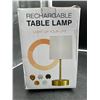 Image 2 : Rechargeable Table Lamp with LED Technology