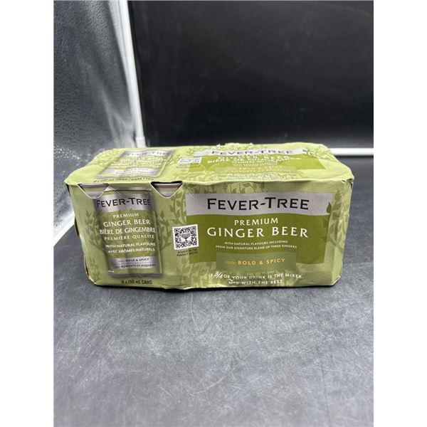 Fever-Tree Premium Ginger Beer, Bold & Spicy, 8 x 150 ml Cans