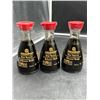 Image 1 : Set Of 3 Kikkoman Soy Sauce Bottles, 148 mL Each