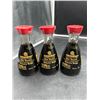 Image 1 : Set Of 3 Kikkoman Soy Sauce Bottles – 148 mL Each