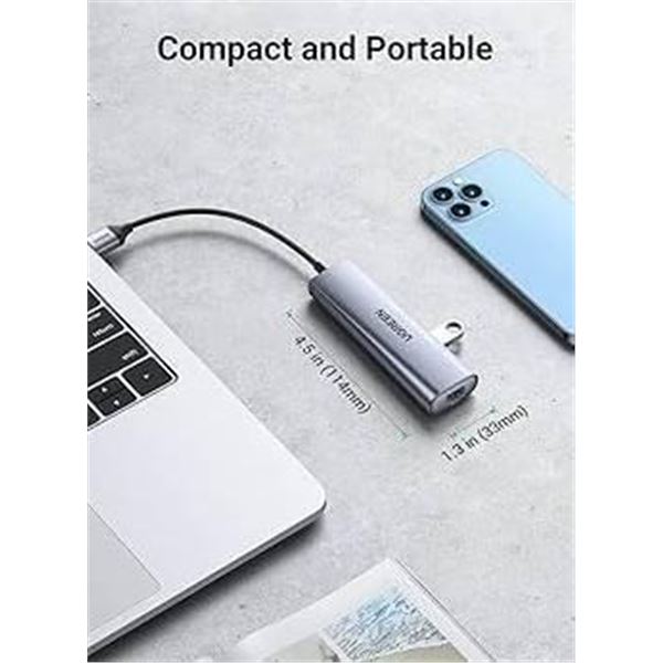 UGREEN 5-in-1 USB-C Multifunction Adapter with 4K Support