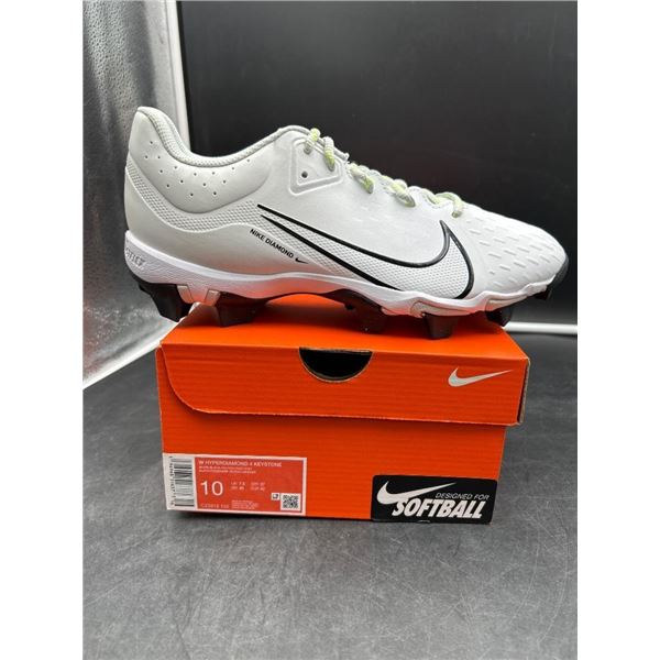 Nike Hyperdiamond 4 Keystone Softball Cleats White Mens Size 10