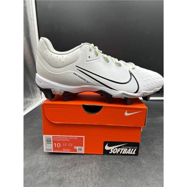 Nike Hyperdiamond 4 Keystone Softball Cleats White Mens Size 10
