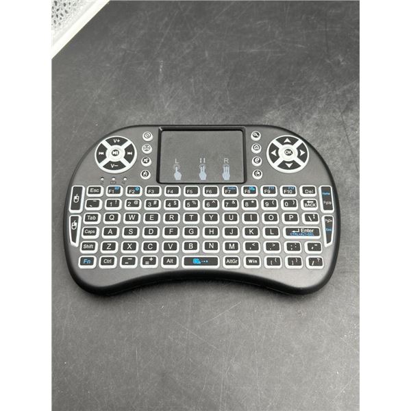 Wireless Mini Keyboard with Touchpad and Backlit Keys
