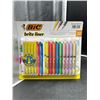 Image 1 : BIC Brite Liner Grip Highlighter Pack with 30 Assorted Colors