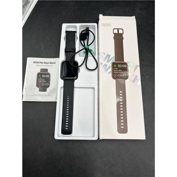 M208 Plus Smart Watch with Charging Cable and Sensor Features