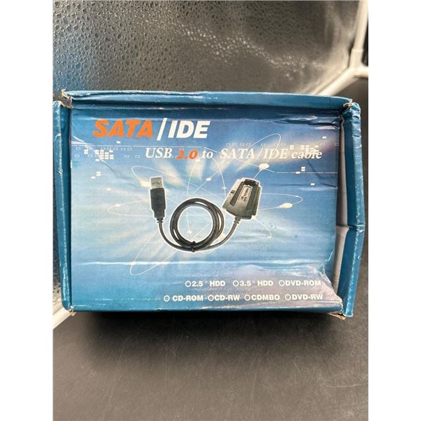 USB 2.0 to SATA/IDE Cable with Power Adapter