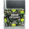 Image 2 : Origin Organic Lime Sparkling Water 355 ml Cans – 6 Pack