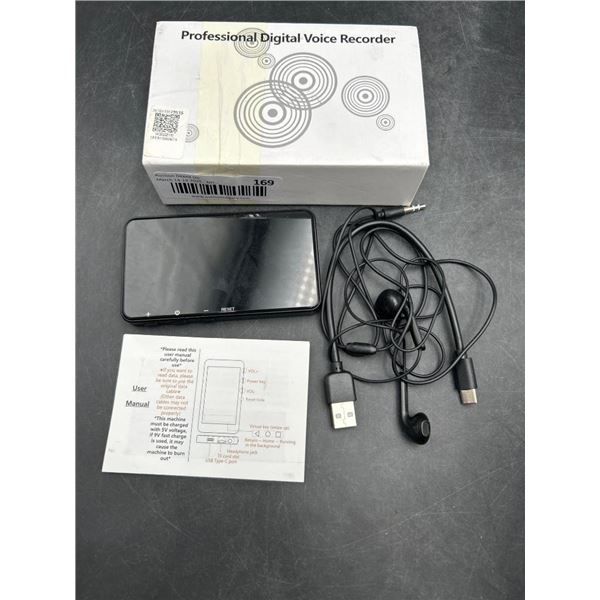Professional Digital Voice Recorder with Accessories