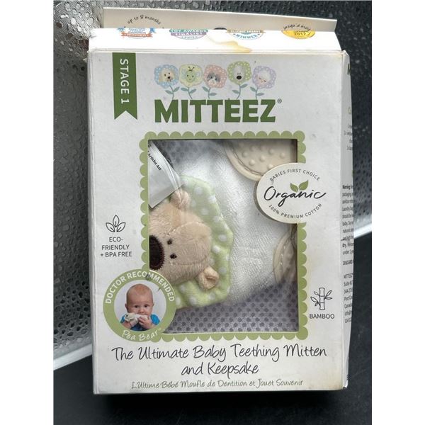 MITTEEZ Stage 1 Baby Teething Mitten with Bamboo Material