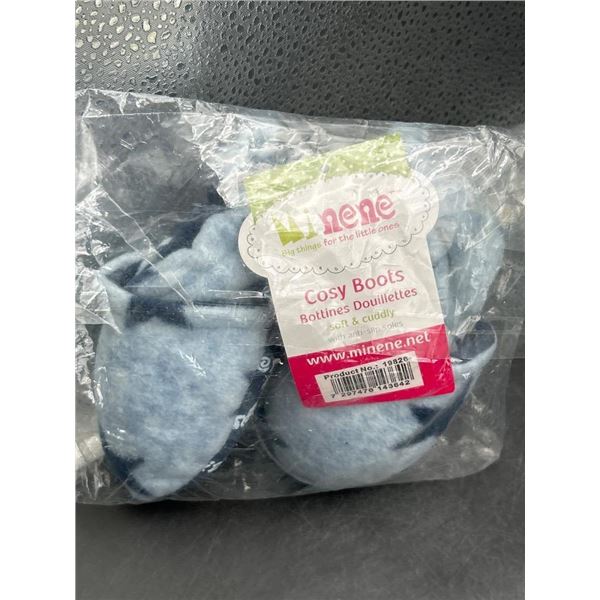Minene Cosy Boots Size 18-24 Months Blue