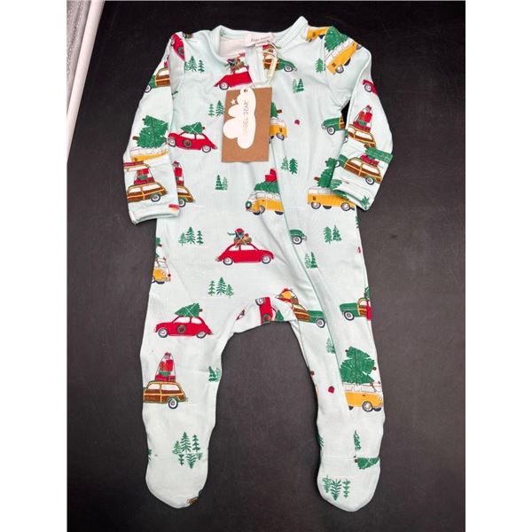 Angel Dear Footed Onesie With Holiday Print – 3-6 Months