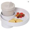 Image 1 : Travel Tray 7 oz BPA-Free Cup Holder Accessory for Snacks and Drinks