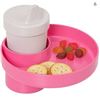 Image 1 : Travel Tray 7 oz BPA-Free Cup Holder Accessory for Snacks and Drinks