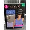 Image 1 : Reflex 3-Pack Ribbed Seamless Tank Tops in XL Size