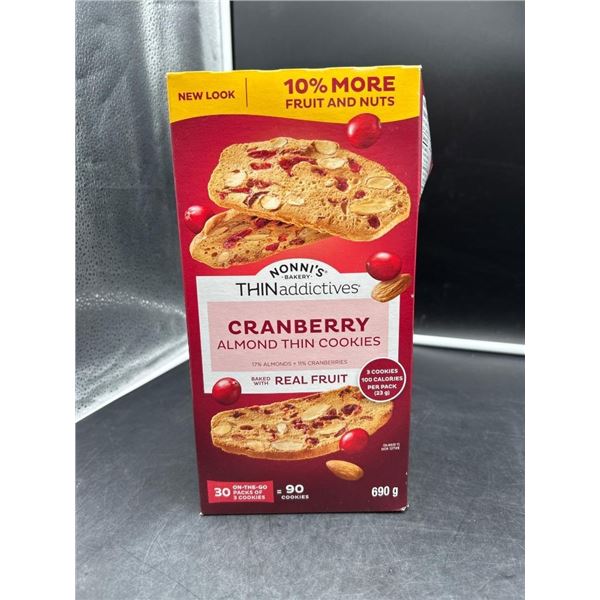 Nonni’s Thinaddictives Cranberry Almond Thin Cookies 690 g