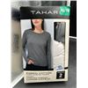 Image 1 : Tahar XL Ribbed Cotton Long Sleeve T-Shirt 2-Pack