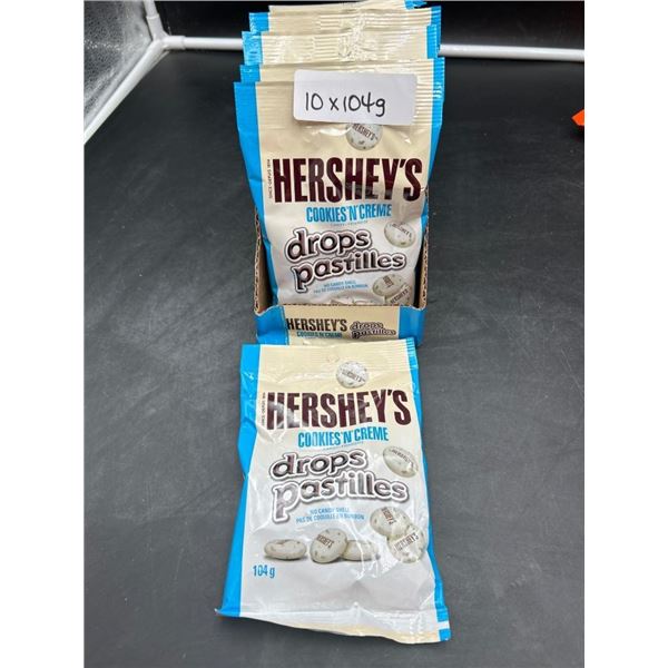 Hershey’s Cookies ‘n’ Creme Drops  104g (Lot of 10 Bags)